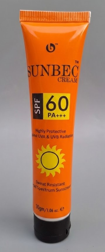 SUNBEC Suncream SPF 60 PA+++